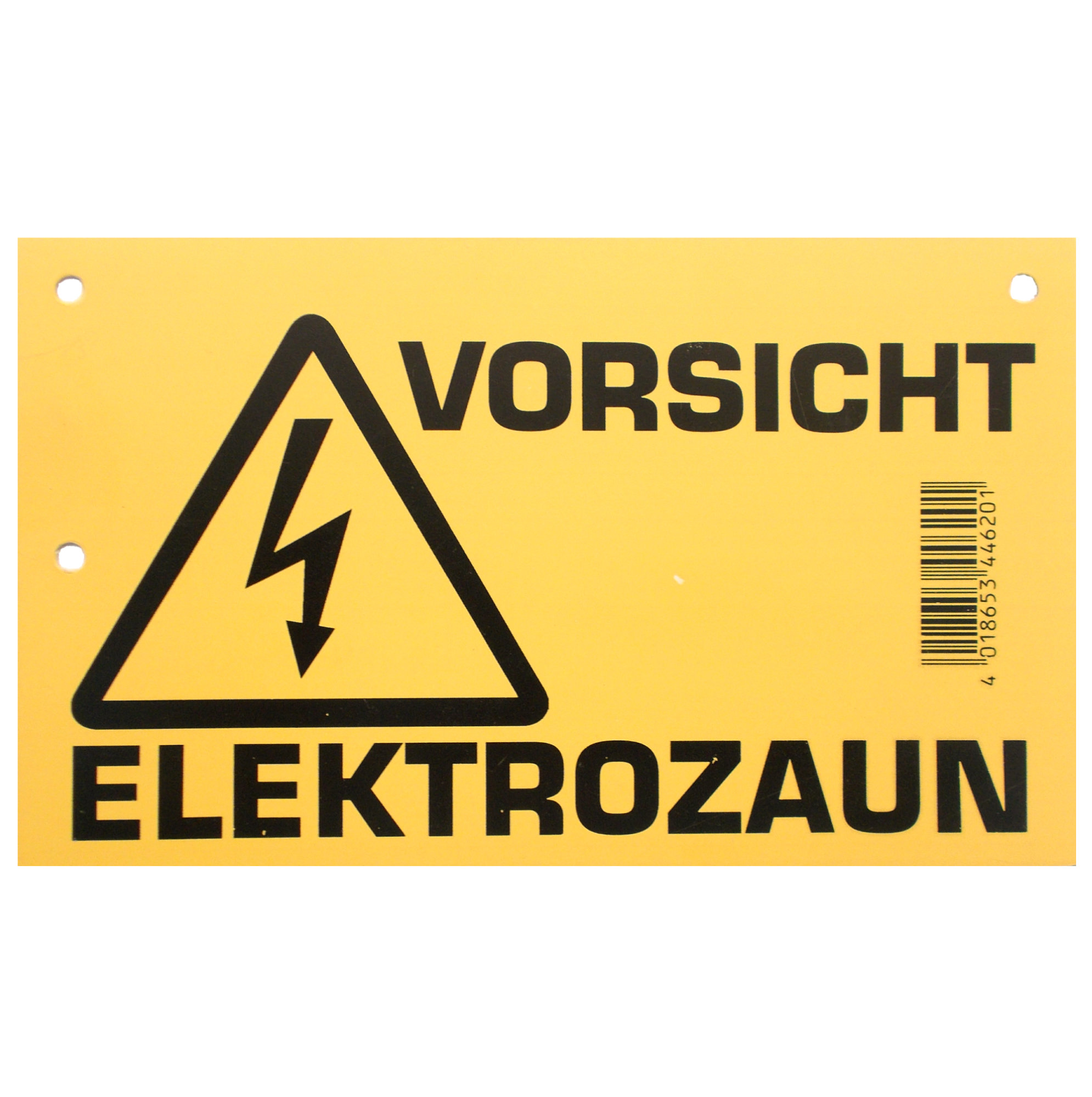 Warnschild \"Vorsicht Elektrozaun\", Weidezaunschild